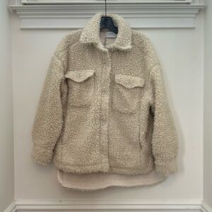 Urban outfitters teddy shacket